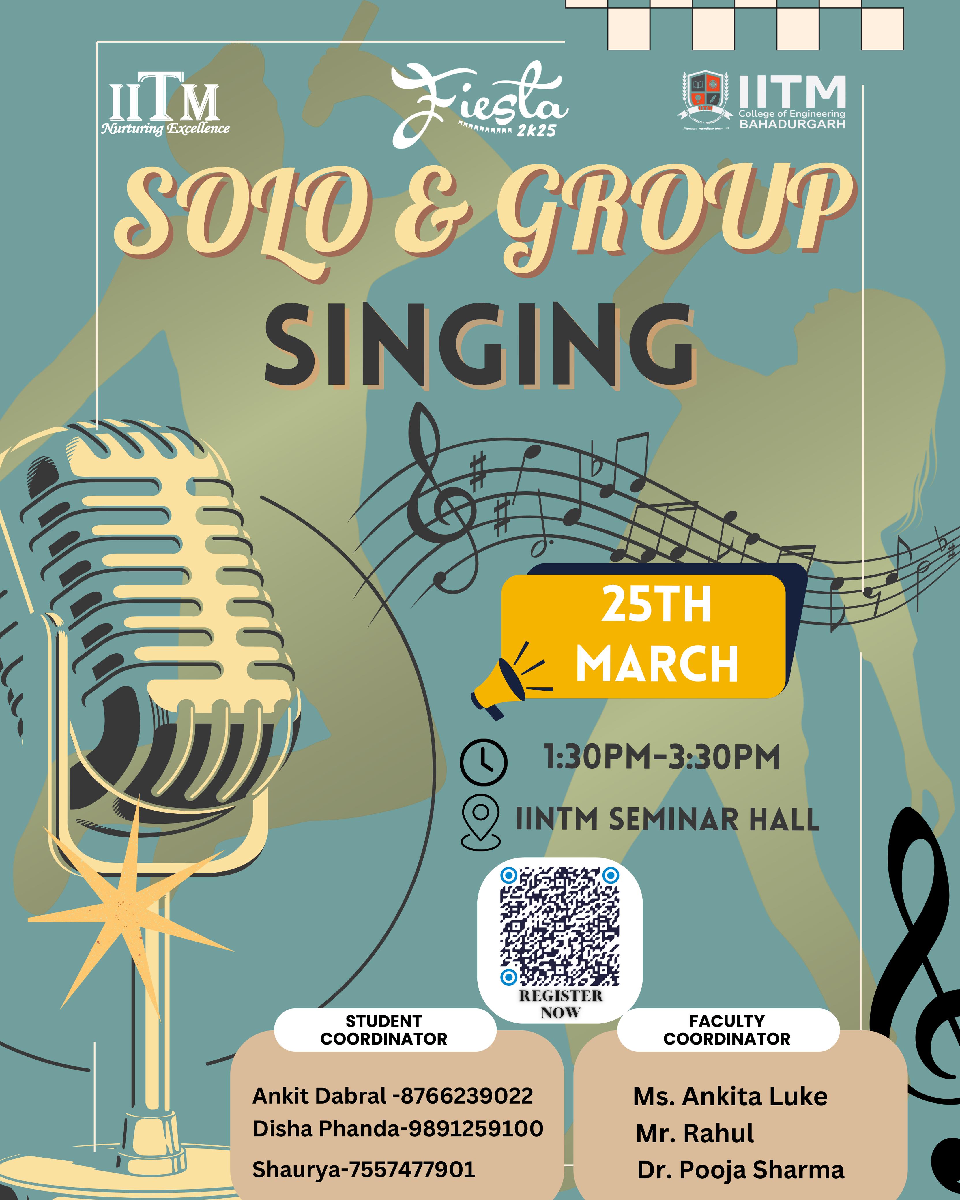 Solo Group Singing